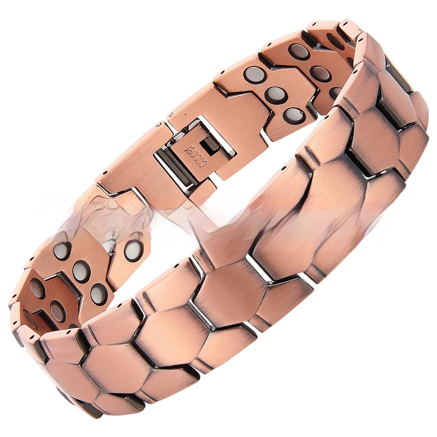 Fashionable And Minimalist Pure Copper Bracelet With A Football Design