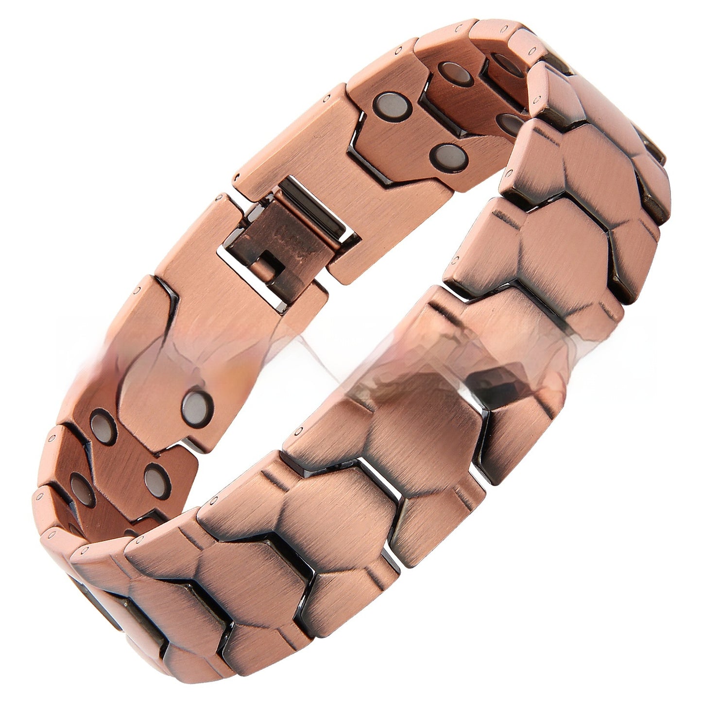 Fashionable And Minimalist Pure Copper Bracelet With A Football Design