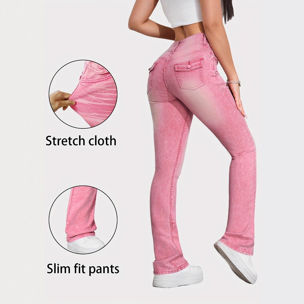 High-elasticity Colorful Candy Colored Jeans
